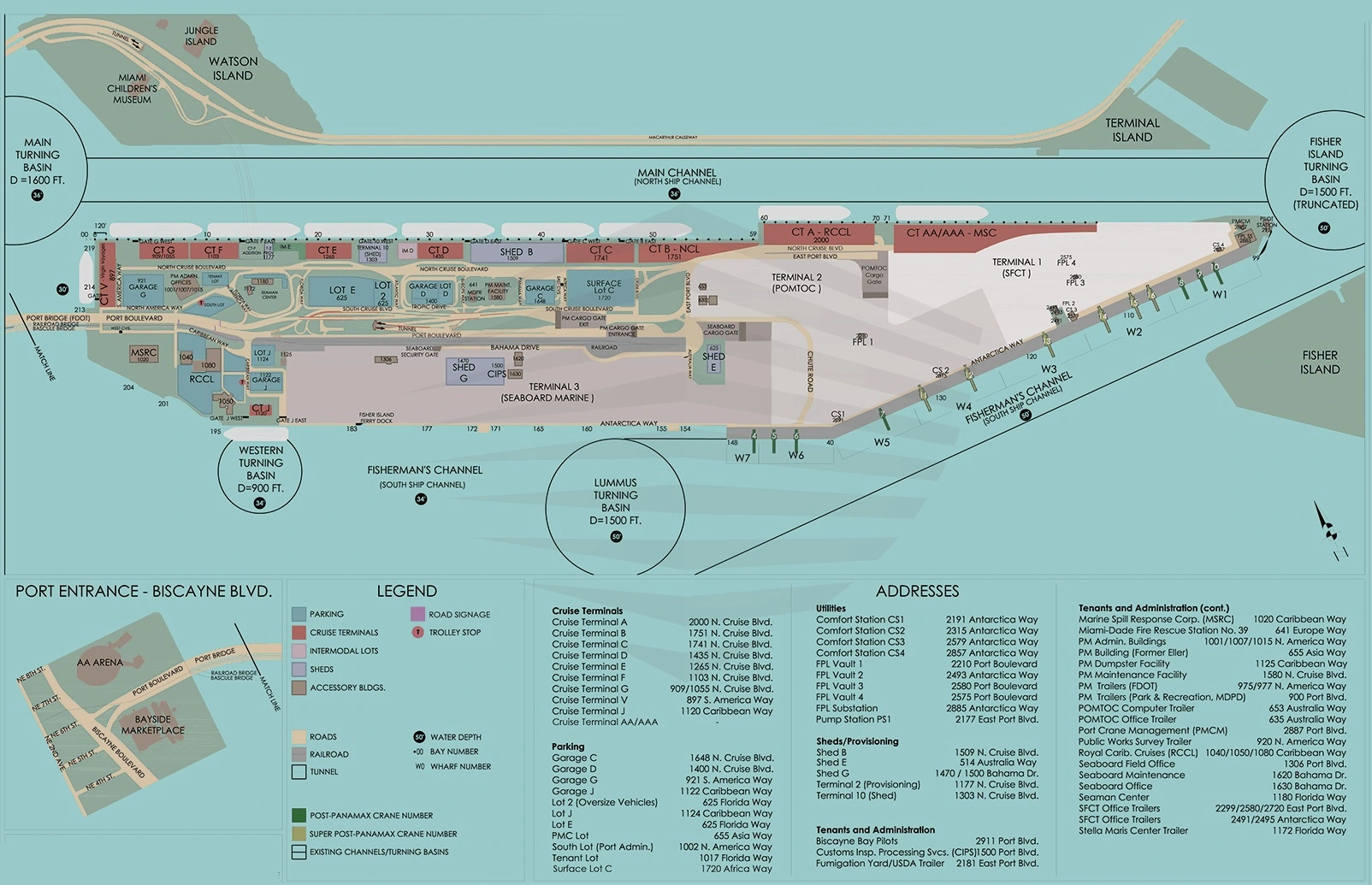 port-miami-map