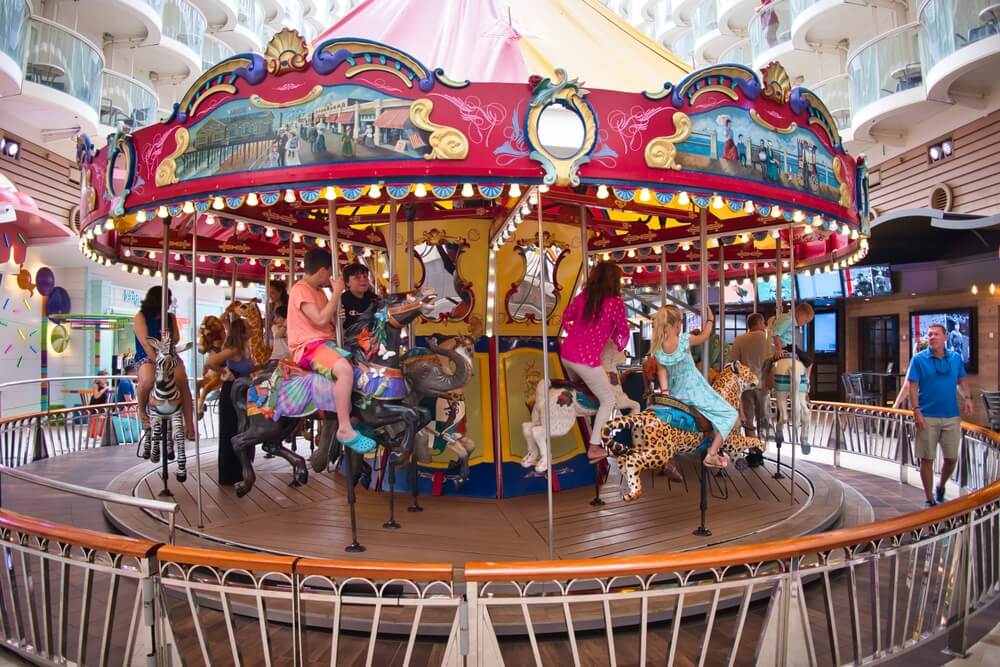 Spinning Carousel at Royal Caribbean Cruise